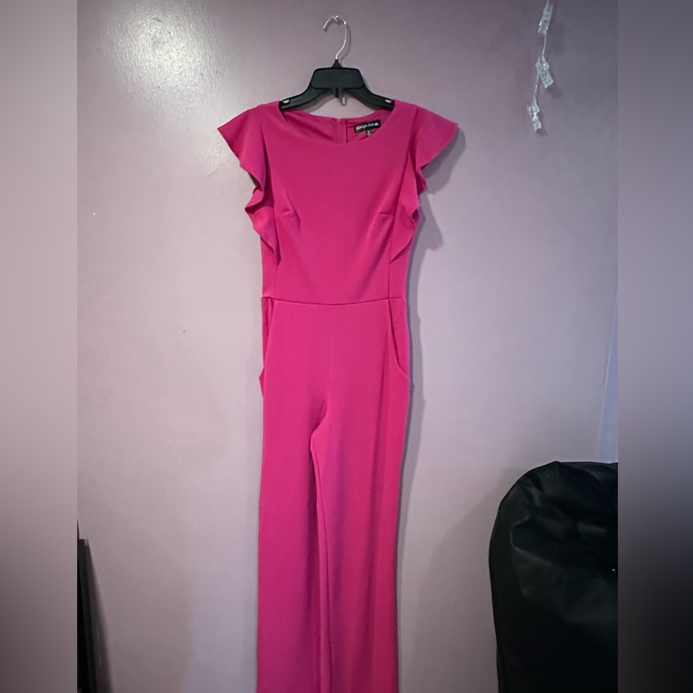 Brand New Pink Dillards Jumpsuit